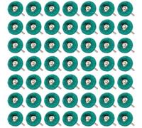 Shineboc 50 Pièces Meules à Polir Kit, 25mm Accessoires Dremel Polissage Abrasif Grain 150 Pour Outils Rotatifs Dremel Pour Polir Bijoux Bois