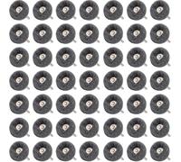 Shineboc 50 Pièces Meules à Polir Kit, 25mm Accessoires Dremel Polissage Abrasif Grain 600 Pour Outils Rotatifs Dremel Pour Polir Bijoux Bois