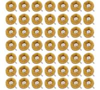 Shineboc 50 Pièces Meules à Polir Kit, 25mm Accessoires Dremel Polissage Abrasif Grain 80 Pour Outils Rotatifs Dremel Pour Polir Bijoux Bois