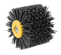 Shineboc Brosse Nylon Abrasifs 120 Grain, 120x100mm Brosse de Meulage pour Nettoyer/Dérouiller/Dégriser/ébavurer Compatible avec Rénovateur Exterieur - Gris