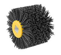 Shineboc Brosse Nylon Abrasifs 180 Grain, 120x100mm Brosse de Meulage pour Nettoyer/Dérouiller/Dégriser/ébavurer Compatible avec Rénovateur Exterieur - Gris