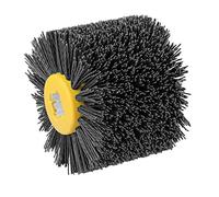 Shineboc Brosse Nylon Abrasifs 240 Grain, 120x100mm Brosse de Meulage pour Nettoyer/Dérouiller/Dégriser/ébavurer Compatible avec Rénovateur Exterieur - Gris