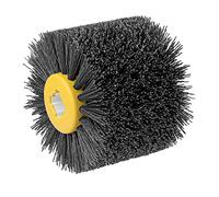 Shineboc Brosse Nylon Abrasifs 320 Grain, 120x100mm Brosse de Meulage pour Nettoyer/Dérouiller/Dégriser/ébavurer Compatible avec Rénovateur Exterieur - Gris