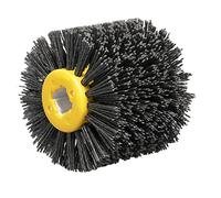 Shineboc Brosse Nylon Abrasifs 80 Grain, 120x100mm Brosse de Meulage pour Nettoyer/Dérouiller/Dégriser/ébavurer Compatible avec Rénovateur Exterieur - Gris