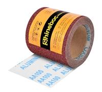 Shineboc Rouleau de Papier Abrasif 115mmx10m Grain 240 pour Ponceuse à Main | Papier de Verre en Toile émeri à Base de Tissu,Ponçage Humide Rouleau Abrasif