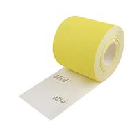 Shineboc Rouleau de papier abrasif, 93 mm x 10 mètres grain 120 papier de verre quartz pour le bois, le métal, la peinture, le plâtre, le mastic, l'automobile, compatible avec les ponceuses manuelles