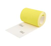 Shineboc Rouleau de papier abrasif, 93 mm x 5 mètres grain 100 papier de verre quartz pour le bois, le métal, la peinture, le plâtre, le mastic, l'automobile, compatible avec les ponceuses manuelles