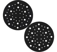 Shineboc Support de protection Ø 150mm 52 trous, 2 pièces, Nylon, pour protéger les plateaux de ponçage auto-agrippants
