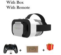 Shinecon Viar réalité virtuelle VR lunettes casque appareil 3D casque lunettes lentilles pour Smartphone téléphone intelligent avec contrôleur de jeu - Type With Box 9156 Remote