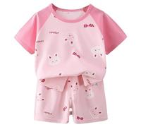 SHINEHUA Ensemble Bébé Garçon Été 2 Pcs T Shirt À Manches Courtes Shorts Taille Elastique Confortable Shirt Et Shorts Ensembles De Vêtements Bébé Enfants