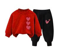 SHINEHUA Ensemble Enfant Garcon Ensemble Sweatshirt Et Pantalon Jogging Garçons Décontractés Jogging Fitness Course Football Vêtements De Survêtement pour Enfants