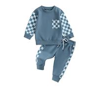 SHINEHUA Ensemble Enfant Garcon Ensemble Sweatshirt Et Pantalon Jogging Garçons Décontractés Jogging Fitness Course Football Vêtements De Survêtement pour Enfants