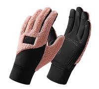 SHINEHUA Gloves Femmes d'hiver Antidérapant et Cyclisme Légers Thermiques Antidérapants Coupe-Vent pour par Gloves de Sport à Écran Tactile pour la Course à Pied Randonnée Vélo (Red, M)