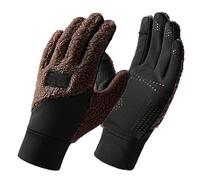 SHINEHUA Gloves Femmes d'hiver Antidérapant et Cyclisme Légers Thermiques Antidérapants Coupe-Vent pour par Gloves de Sport à Écran Tactile pour la Course à Pied Randonnée Vélo (Coffee, XL)