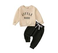 SHINEHUA Vêtements Bébé Garçon Mode Decontracte Chemise Sweats Garcon avec Poche Et Pantalon Décontractés Jogging Ensemble Survêtement Enfant Garçon