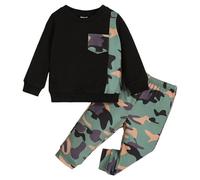 SHINEHUA Vêtements Bébé Garçon Sweatshirt Et Pantalon Jogging De Survêtement Enfant Garcon Manche Longue Streetwear Survêtements Garçon Ensemble