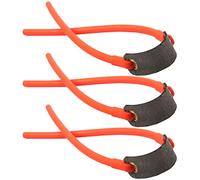 Shinekoo 3 pièces de rechange pour lance-pierres, bandes élastiques en latex naturel pour chasse et tir, bandes en tube élastique pour catapulte, pièces de lance-pierres