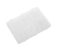 SHINEOFI 1 Boîte Perles Plates Abs pour Nail Art Multi Imitation de Perles Décoratives pour Fabrication de Bijoux Accessoires de Cheveux Décoration de Vêtements et Chaussures