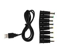 SHINEOFI 1 Ensemble Adaptateur USB à DC Câble de Charge Multi Durable pour Électroniques Domestiques avec Protection Les Courts Circuits et Surcharge