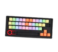 SHINEOFI 1 Ensemble Capuchon de Touche pbt claviers Touches de Clavier Touches Trousses de Porte-clés keycaps de Bricolage d'ordinateur à la Maison Orange