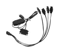 SHINEOFI 1 Ensemble Contrôleur RGB Mini Hub pour Pc Adaptateur LED pour Éclairage de Gaming Expansion Facile des Périphériques avec Effets Lumineux Ajustables et Multicomposants