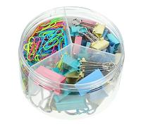 SHINEOFI 1 Ensemble Métalliques Colorées pour Maison Lot de Clips Décoratifs Pratiques pour Organisation de Documents et Créatifs