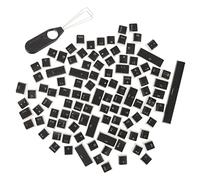 SHINEOFI 1 Ensemble Set de Keycaps Translucides pour Clavier Mécanique Design Pudding Améliore Effet RGB à Huile Température Compatible Majorité des Marques de Claviers Gaming