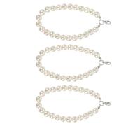 SHINEOFI 1 Jeu Chaine De Téléphone Perles De Bandoulières Élégantes Pour Téléphone Portable Pour Femmes Et Filles Accessoire Pratique Et Pour Protéger Votre Appareil 3 Pièces