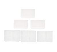 SHINEOFI 1 Jeu Détenteurs De Cartes Rangement De Billets - Range-Billets Titulaires Pochettes Boite Rangement Plastique Cahier Spirale Poches De Rangement Sacs De Cartes De Visite 10 Pièces