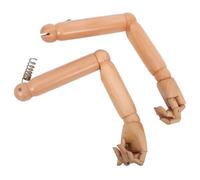 SHINEOFI 1 paire de bras de mannequin : bras de mannequin articulé en bois pour enfants avec articulations mobiles - Modèle de main réaliste et pliable pour expositions et projets artistiques