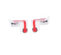 SHINEOFI 1 Paire Manette de Jeu Mobile Mn avec Boutons de et Contrôleur de Jeu pour Smartphone Blanc et Rouge