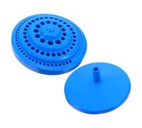 SHINEOFI 1 Pièce 100 Organisateur de Forage électrique Mallette de Forage clé Organisateur de forets Cas étui pour forets à Trous Porte-perceuse à Ongles Plastique Blue