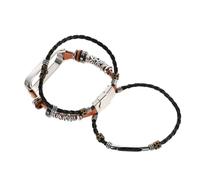 SHINEOFI 1 Pièce Bracelet Perles Rétro pour Smart Band Bracelet de Remplacement Diy Compatible avec Xiaomi Design Unique et Durable Facile à Installer Confortable et Élégant