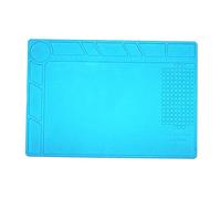 SHINEOFI 1 Pièce Tapis de Réparation Silicone Thermique pour Réparation de Téléphones Tapis de Travail Antidérapant avec Rangement pour Petits Protection de Votre Poste de Travail