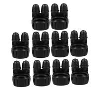 SHINEOFI 10 pièces Adaptateur Robinet Jardin Réutilisable Connecteur Double Verrouillage Filetage Intérieur vers Tube pour Système Irrigation Goutte et Brumisation Automatique