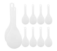 SHINEOFI 10 Pièces Anti-stick Rice Serving Spoon With Hanging Hole Kitchen Rice Paddle For Restaurant And Catering Use