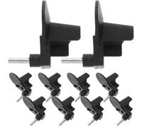 SHINEOFI 10 pièces Bloc Amortisseur et Bloc de Maintien de Chaîne Tronçonneuse Lot de Ressorts Stabilisateurs Compatibles avec à Chaîne Accessoire Suspension Fiable et Large Compatibilité