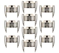 SHINEOFI 10 Pièces Bouchon pour Flacon de Parfum Forme de Coupe avec Ouvertures Compatible avec Bouteilles Verre Modèle Couleur Dorée