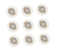 SHINEOFI 10 Pièces Bouchons Doreille Plaqué Or Accessoires Diy pour Boucles Doreilles Antidérapants et Hypoallergéniques Kit Création Bijoux Élégant et Confortable