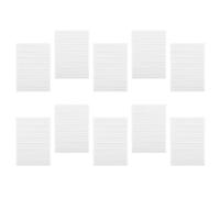 SHINEOFI 10 Pièces Cahier D'écriture en Papier Blanc 500 Feuilles Double Face Pages à Lignes Pointillées et Traits Centraux pour Garçon et Filles pour L'école Activités