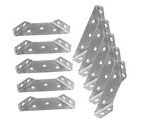 SHINEOFI 10 Pièces Connecteur Angle pour Meubles Fixation Angulaire Support pour Meubles Lot de Connecteurs Angle pour Équerre pour Armoires