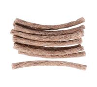 SHINEOFI 10 pièces Corde Allume-feu Jute Cirée Cire Abeille Lot de Légère et Portable pour Camping Randonnée et Barbecue Extérieur