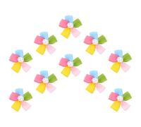SHINEOFI 10 Pièces Épingles à Cheveux Fleuries, Polyester | Petits Chiens à Poils Longs, Garde les Yeux Dégagés, Style Assorti pour Événement ou Mariage