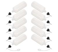 SHINEOFI 10 Pièces Flacons Applicateurs en Plastique 100ml pour Colle de Quilling Embout Fin, Distribution Précise et Utilisation sans Dégâts en Ateliers et Écoles