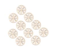 SHINEOFI 10 pièces Jouets Non Gyroscope DIY pour Garçon Fille Activité Créative de Peinture et Coordination Main-œil Matériau Sûr et Naturel Kit Ludique pour Filles et Garçons