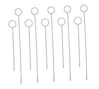 SHINEOFI 10 Pièces Lot de Crochets à Boucle avec Loquet Acier Inoxydable Outil de Retournement pour Fil et Aiguille pour Couture Ceintures et Tubes Textiles Accessoire DIY Polyvalent