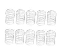 SHINEOFI 10 Pièces Lot de Protections Gouttières Aluminium Filtre Débris Maille Fine Garde Descente Durable pour Éviter les Obstructions