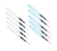 SHINEOFI 10 Pièces Lot de Stylos Pinceaux Rechargeables à Réservoir Eau Pointes Nylon Souples Absorbantes pour Aquarelle Du Flux Adaptés Aux Artistes et Débutants
