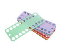 SHINEOFI 10 Pièces Organisateur de Fils à Broder Plastique Planche de Rangement pour Fils de Broderie et Point de Croix Support Anti-emmêlement pour Couture et Loisirs Créatifs