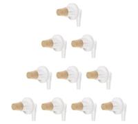 SHINEOFI 10 Pièces Pierre à Air Coudée pour Aquarium, Diffuseur D'oxygène | Bulles Uniformes, Effet D'oxygénation Pratique, pour Hydroponie et Système Circulatoire, Accessoire D'aquarium
